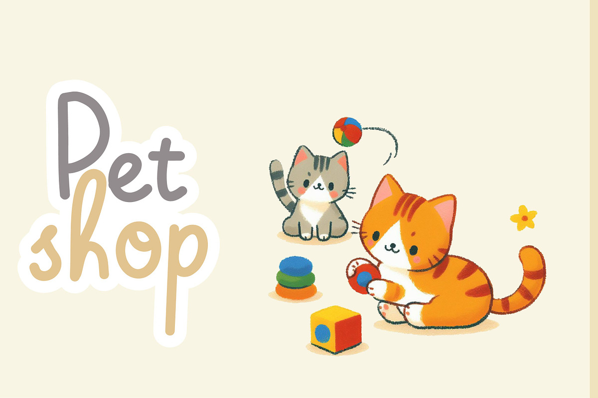 Kitten Cutes Font, a Script Font by fontmuse (Photo 4 of 6)