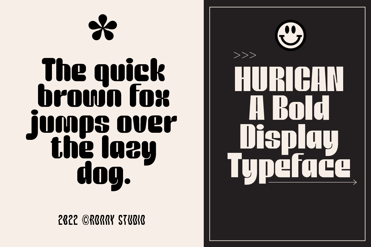 Huricane Sans Bold Display Font, a Sans Serif Font by Ronny Studio (Photo 5 of 10)