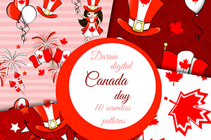Canada day patterns
