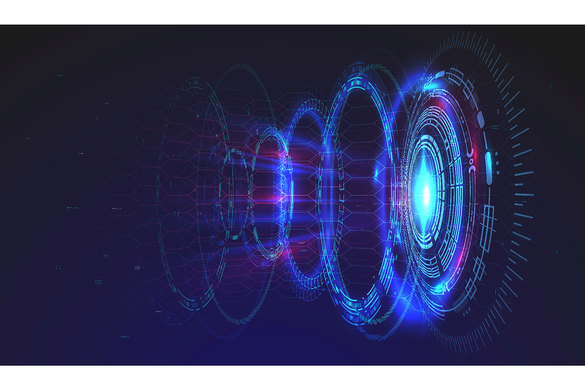 Abstract Futuristic Template, a Technology Illustration by Andrew_Derr (Photo 12 of 12)