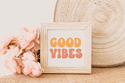 Honey Babe Groovy Retro Font, a Handwritten Font by BarcelonaShop (Thumbnail 8 of 9)
