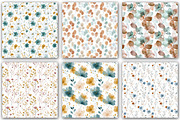 Minimal Boho Flowers Seamles Pattern, a Pattern Graphic by DreamCafeArt (Thumbnail 4 of 7)