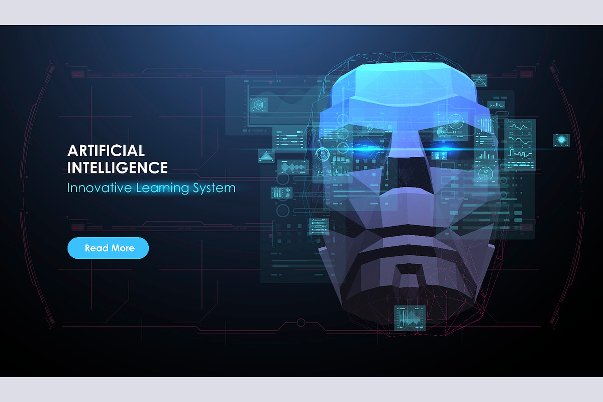Futuristic posters AI, a Technology Illustration by Andrew_Derr (Photo 8 of 11)