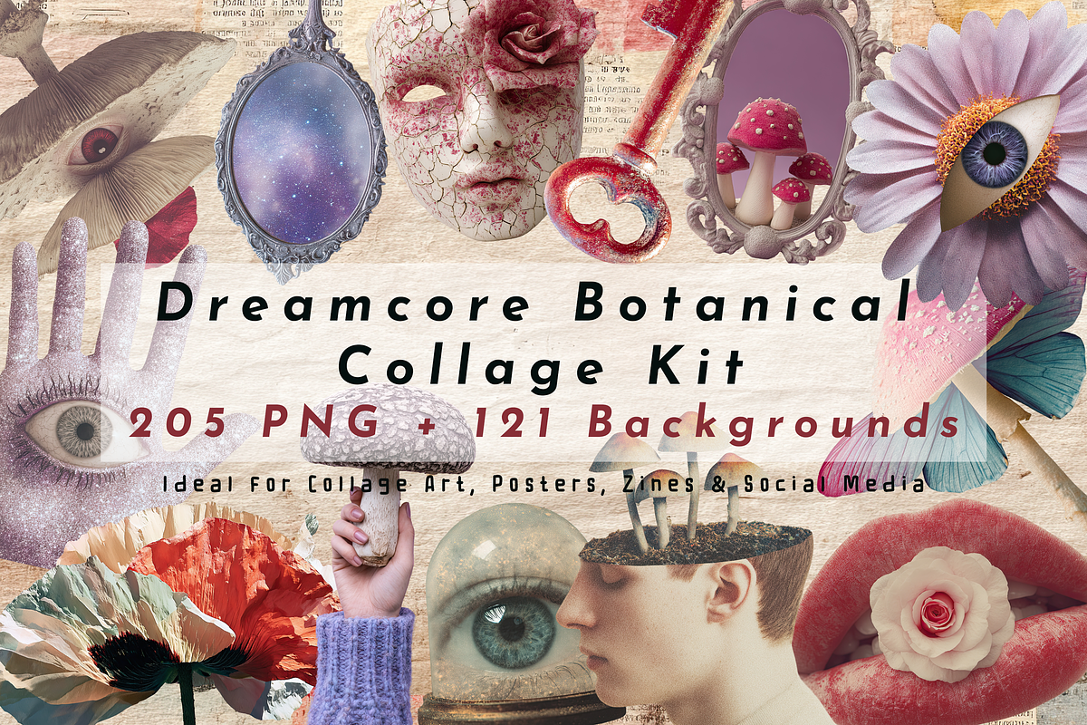 Vintage Odyssey Collage Kit, an Object Graphic by Le.nart (Photo 1 of 10)