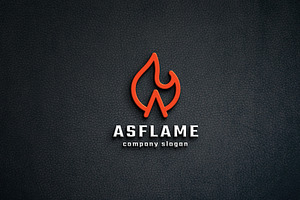 Asflame Letter A Logo, a Branding & Logo Template by Design_Planet