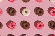 Pink donut patterns, a Pattern Graphic by Frostroomhead (Thumbnail 4 of 4)