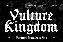 Vulture Kingdom Hardcore Blackletter