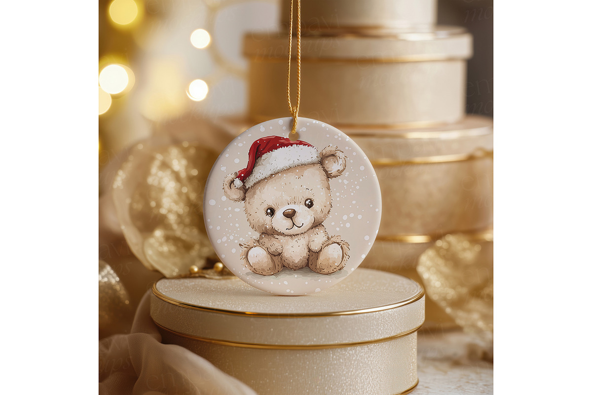 Ceramic Ornament Mockup, a Merchandise Mockup by EmpaviMockups (Photo 6 of 7)