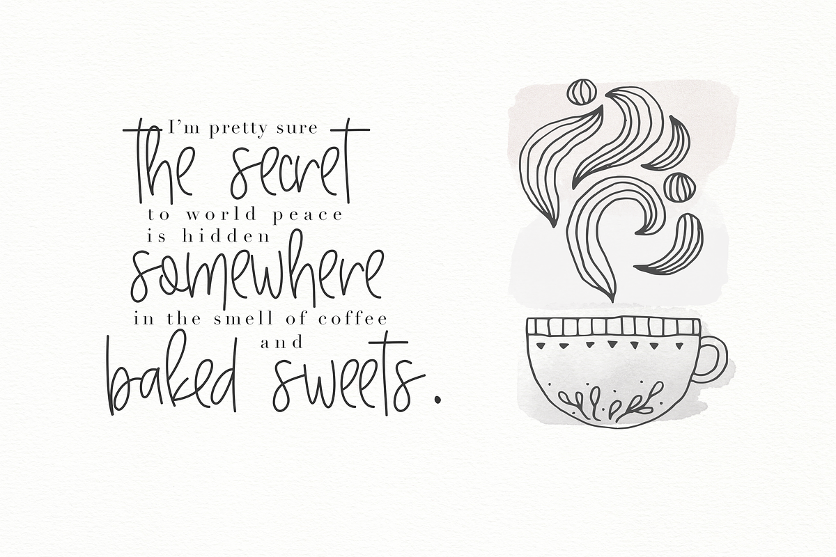 Baked Goods - Handwritten Font preview 3