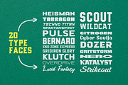 The Sports Font Bundle (20 Fonts!), a Sans Serif Font by HipFonts (Thumbnail 2 of 8)