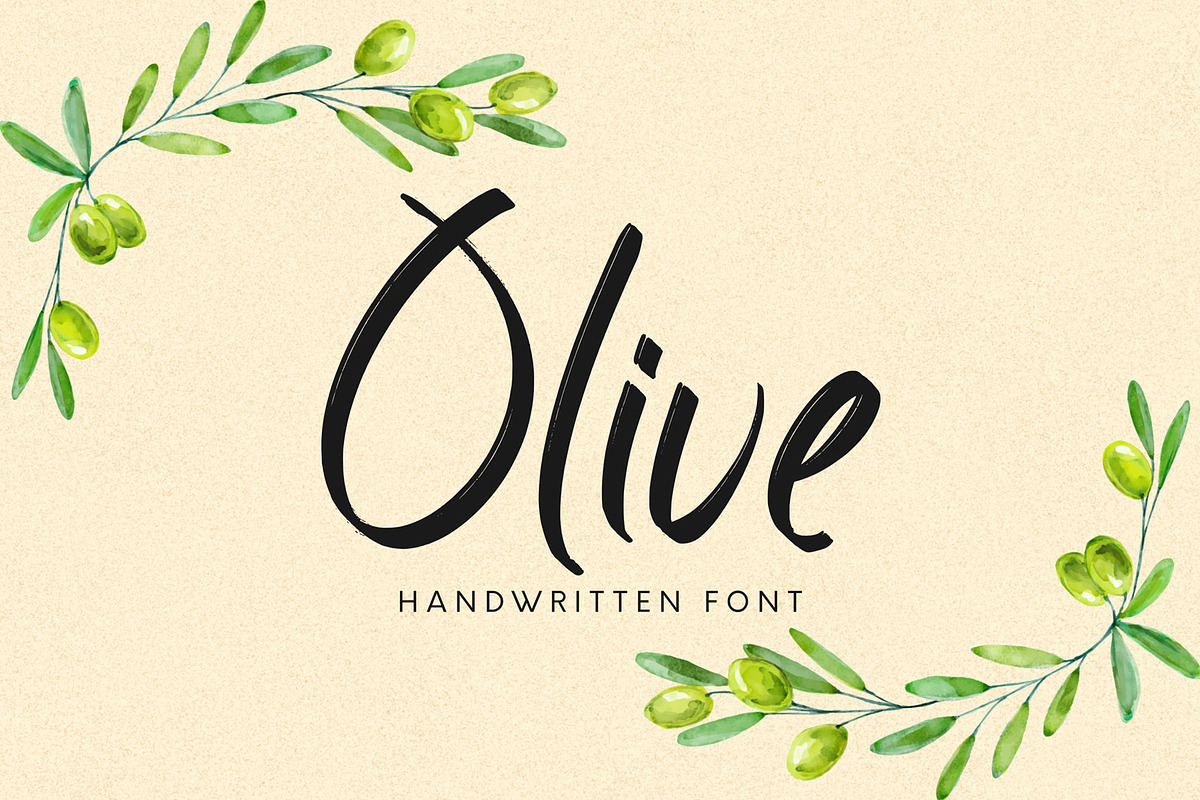 Olive, a Script Font by Omotu Studio (Photo 1 of 8)