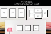Wall art / decals / poster Mockup v2, a Mockup by aivos (Thumbnail 4 of 4)