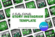 Gym Instagram Feed - Canva, a Social Media Template by Null Stuido (Thumbnail 2 of 3)