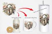 Old Padlock Clipart, a Graphic by Artnoy (Thumbnail 4 of 5)