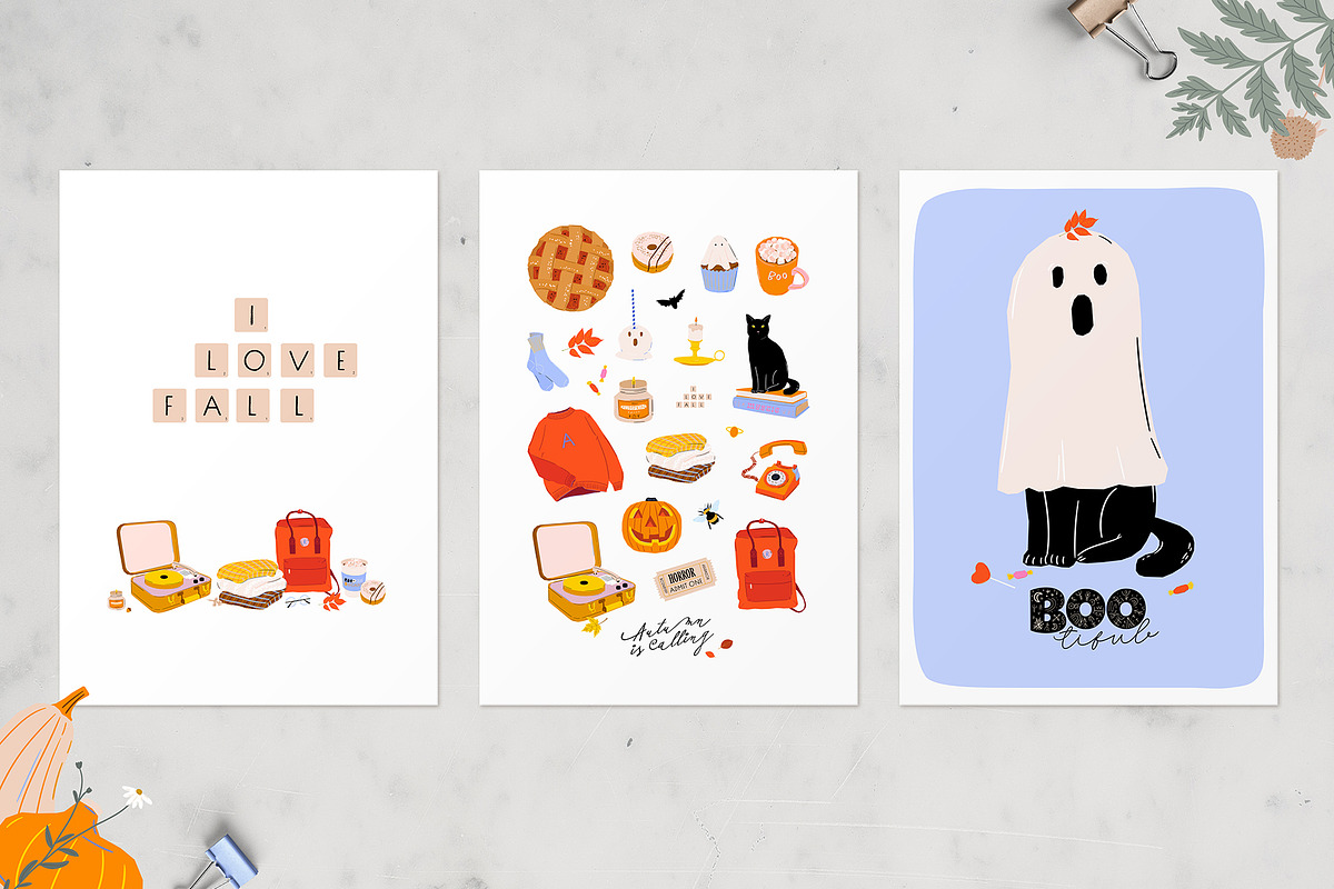 Fall season: Halloween is coming!, a Seasonal Illustration by Ruslana Lubenets (Photo 9 of 17)
