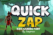 Quick Zap - Kids font, a Sans Serif Font by TokoPress (Thumbnail 1 of 10)