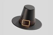 Pilgrim Hat, an Object 3D Model by fahad121 (Thumbnail 3 of 7)