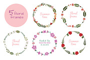 Set of floral elements for decor, a Decorative Illustration by Feday (Thumbnail 4 of 5)