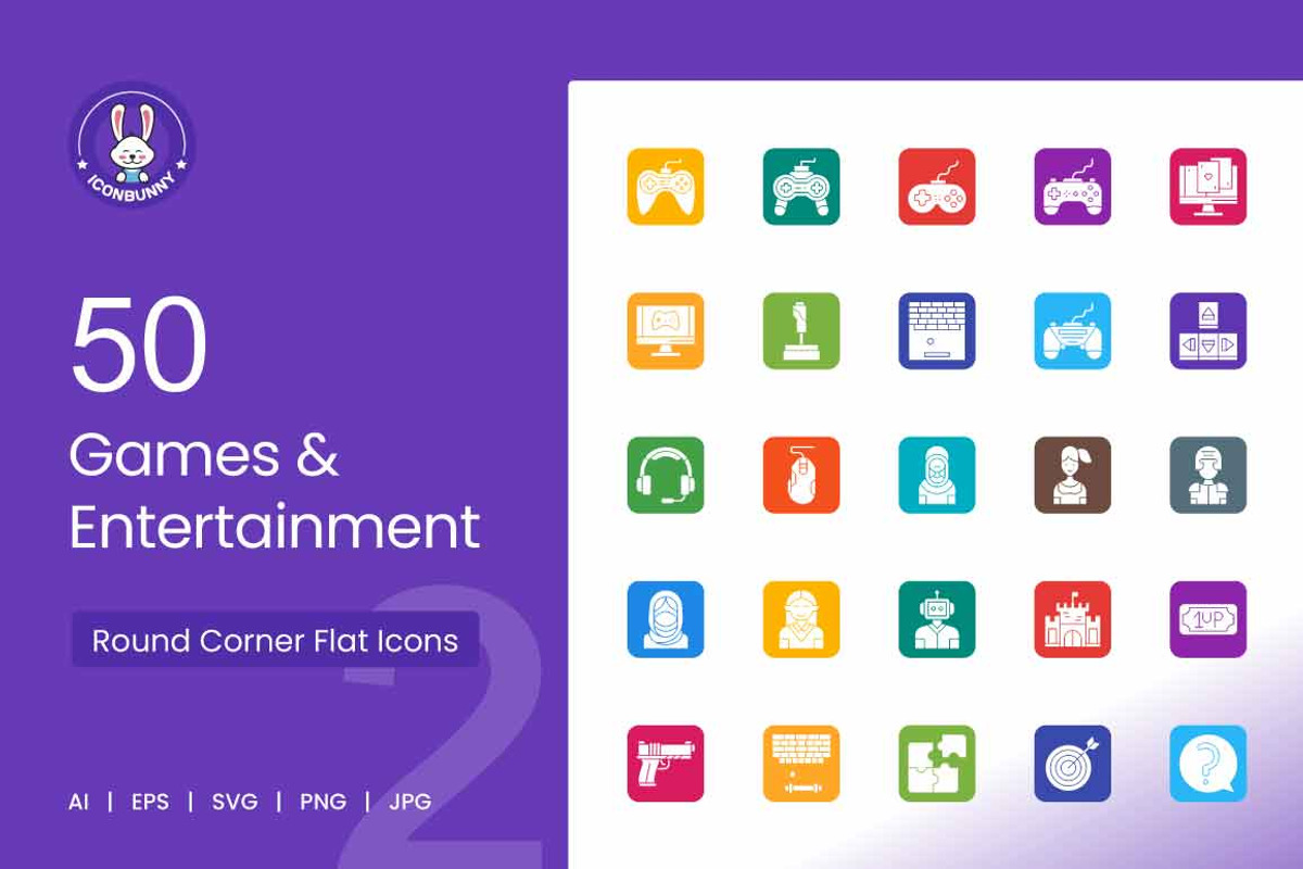 50 Games & Entertainment Filled icon, an Icon by IconBunny (Photo 1 of 2)
