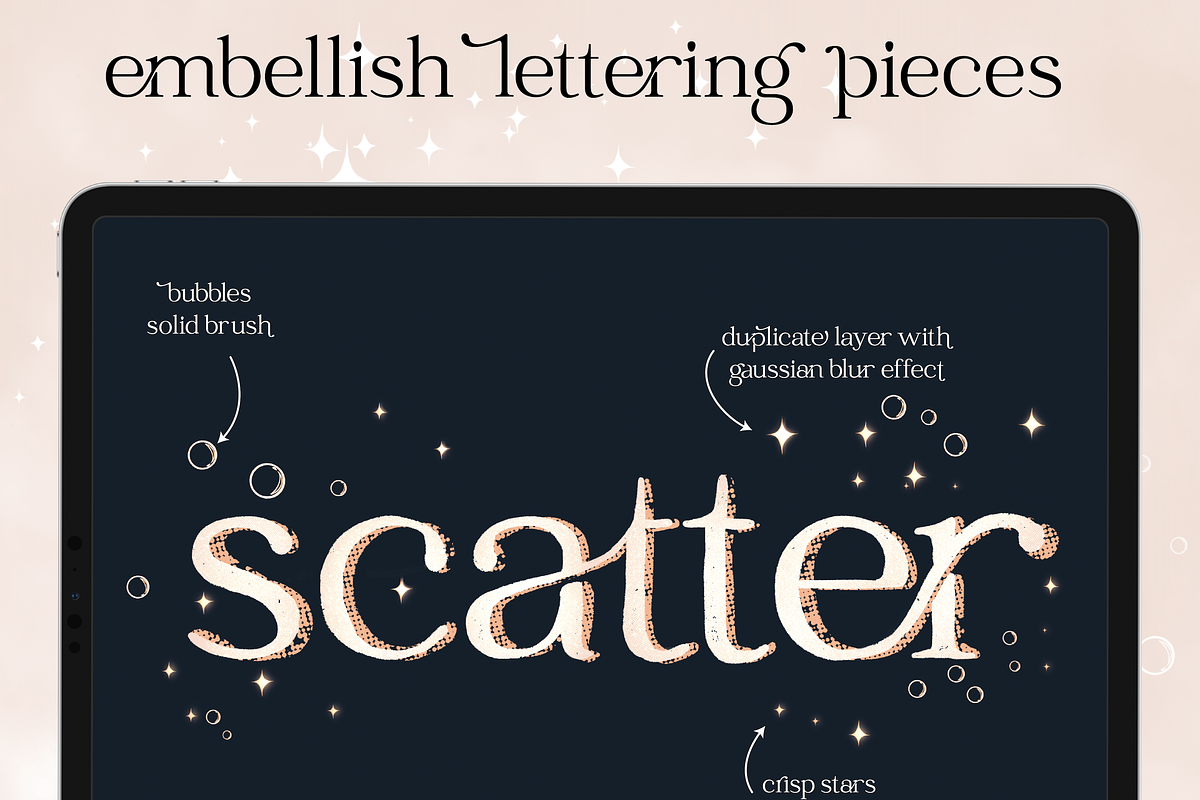 Scattered Stamp Cluster Brushes, a Brush Add-On by Wooly Pronto (Photo 4 of 6)