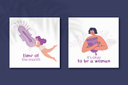 Time of the Month: period positivity, a Healthcare Illustration by Popova (Thumbnail 3 of 8)