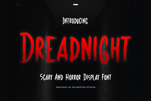 Dreadnight - Scary Font