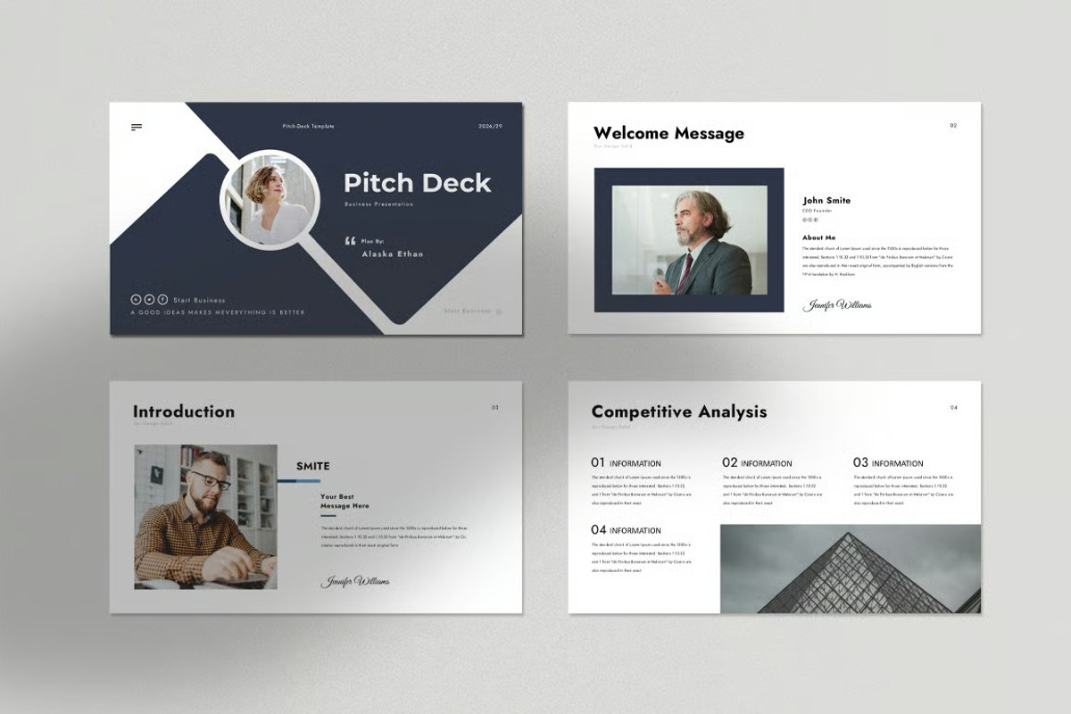 Pitch Deck Keynote Presentation, a Presentation Template by Fit-tee (Photo 3 of 9)