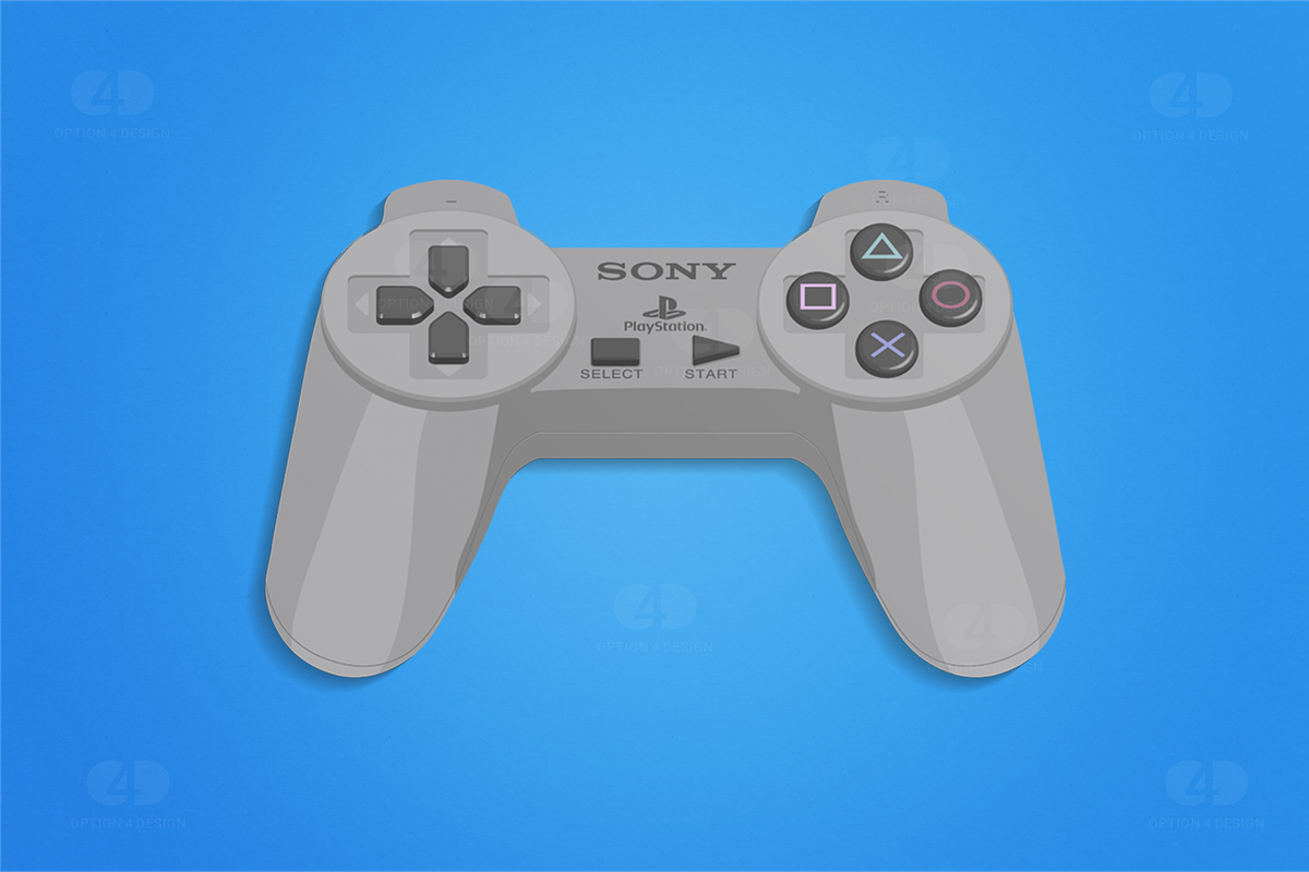 PlayStation Classic / One / PSX, an Illustration by Option 4 Design (Photo 5 of 8)