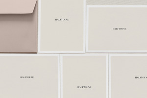 Stationery Mockup Card Set Mockup