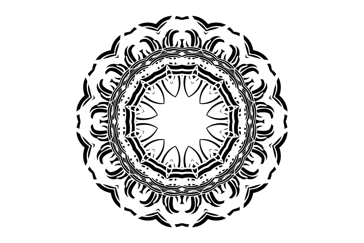 Artistic Mandala Vector Collection, a Decorative Illustration by NJ Himel (Photo 65 of 101)