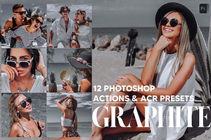 12 Graphite Photoshop Actions