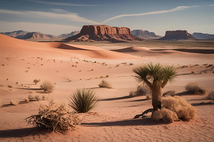 Desert landscape photograph, a Nature Photo by ComfortQ