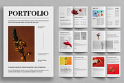 Minimal Portfolio Design Layout, a Magazine Template by ContestDesign (Thumbnail 1 of 4)