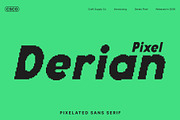 Derian Pixel, a Sans Serif Font by Craft Supply Co. (Thumbnail 1 of 8)