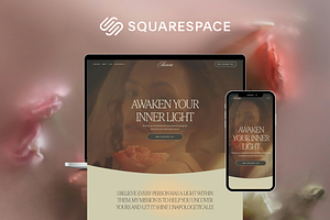 Spiritual Squarespace 7.1 Template