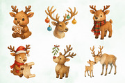 Cute Christmas Reindeer Sublimation, an Illustration by Creative Art (Thumbnail 6 of 9)