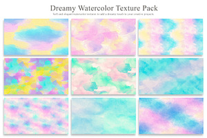 Dreamy Watercolor Texture Pack