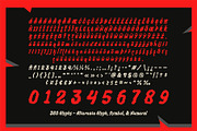 Morvesh, a Blackletter Font by graphicook (Thumbnail 4 of 10)