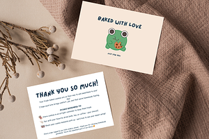 Editable Thank You Card Template