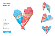 Ice Cream Mockup, a Cups & Container Mockup by DSNA Mockup (Thumbnail 1 of 5)