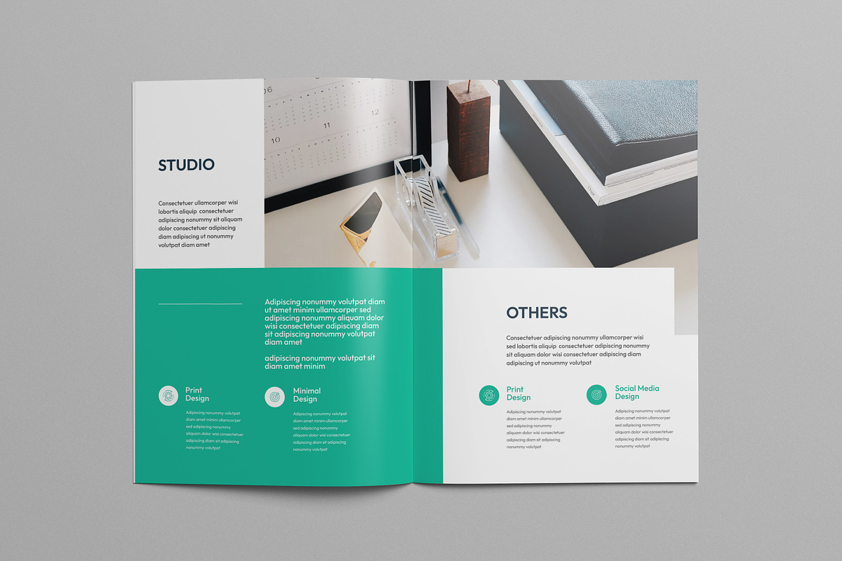 Graphic Design Portfolio, a Brochure Template by Pixelpick (Photo 3 of 8)