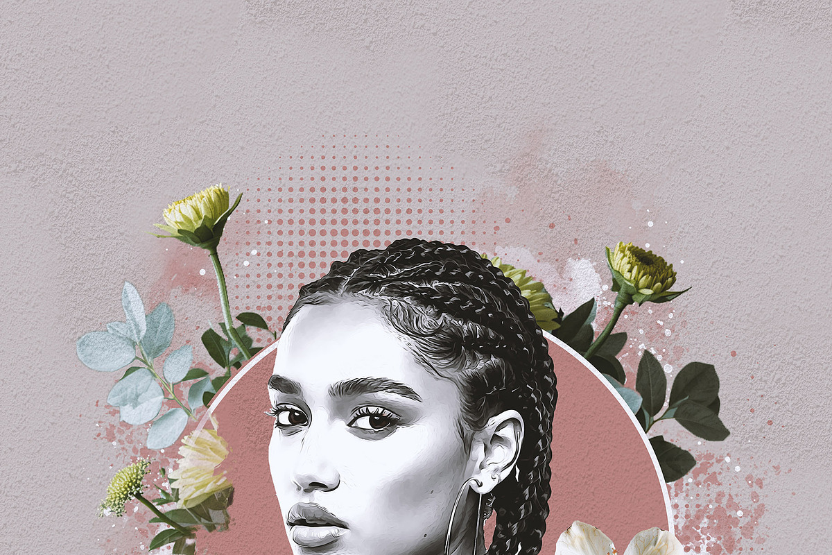 Portrait Art Photo Effect Template, an Action Add-On by Photoshop Action (Photo 7 of 18)