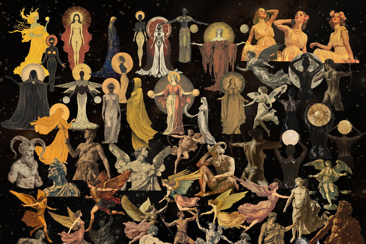 Vintage Collage Creator 1775+, a Decorative Illustration by Chikovnaya (Photo 6 of 17)