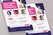 Digital Business Conference Flyer, a Flyer Template by MMPixelCraft (Thumbnail 2 of 5)