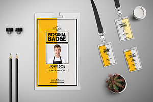 Fast Food ID Badge 021