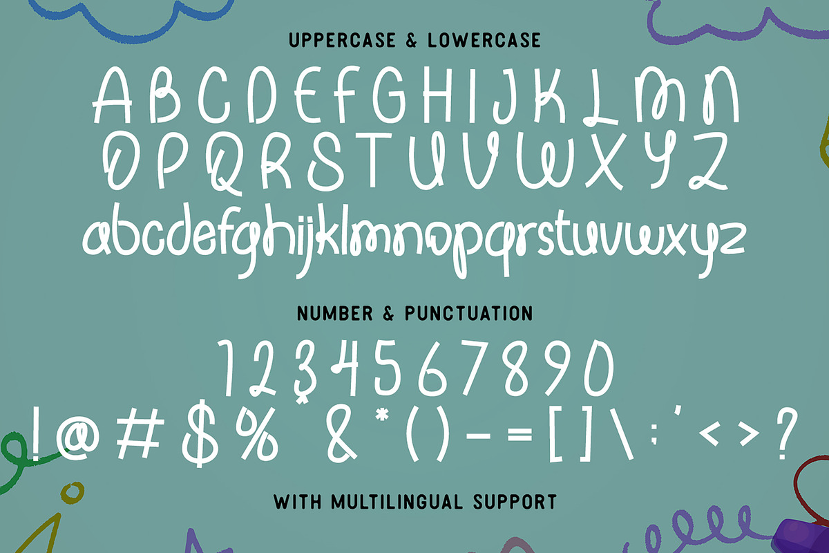 Piesta Kids - Playful Cute Font, a Handwritten Font by fluffstudio (Photo 9 of 9)