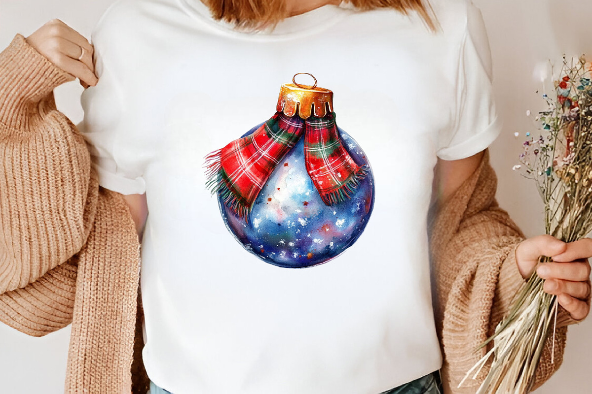 Watercolor Christmas Sport Balls, an Illustration by Canvas Craft (Photo 4 of 7)