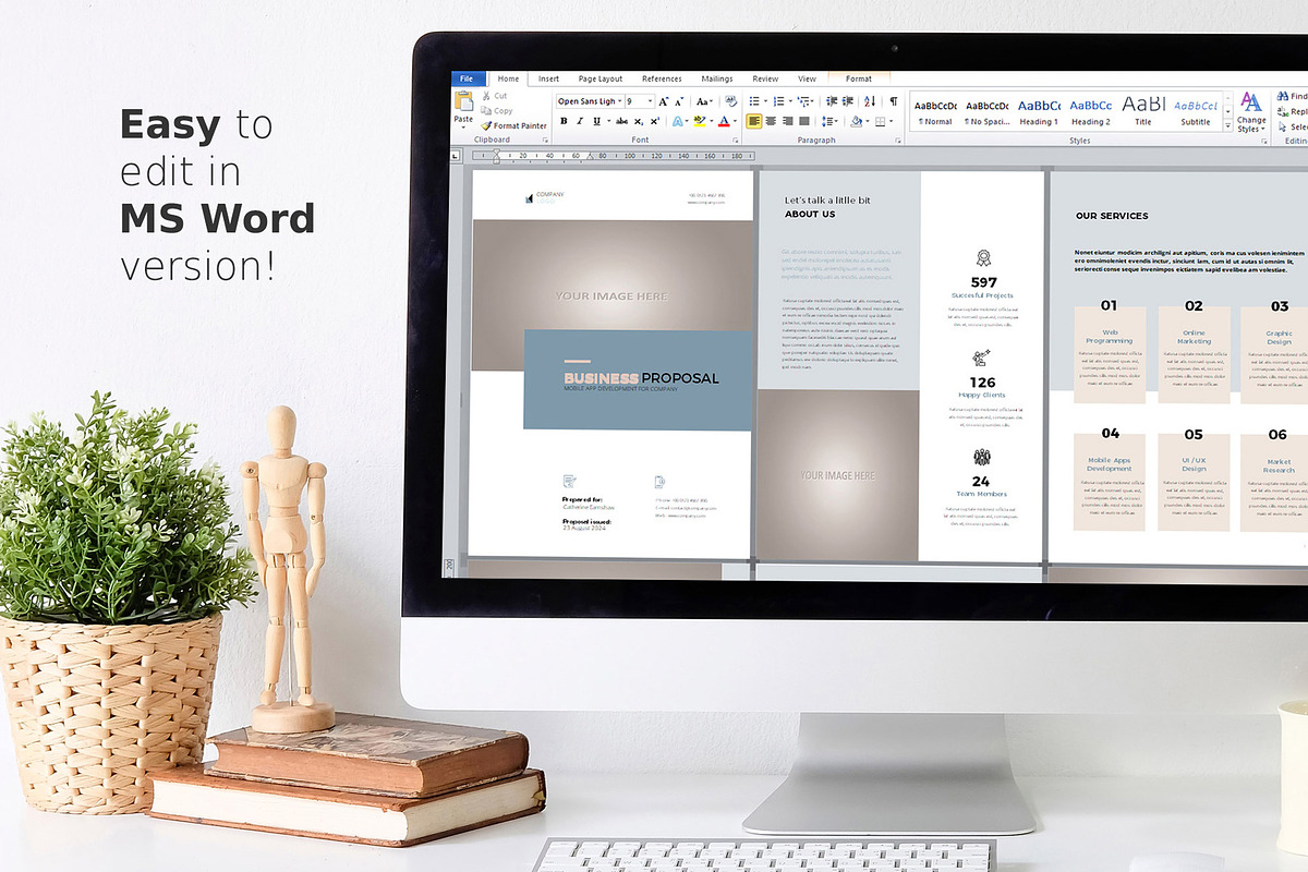Canva Proposal Template, a Marketing Template by Sabin (Photo 6 of 7)