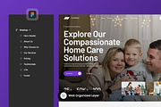 Care Nest - Home Care Services, a Landing Page Template by SLAB! Design (Thumbnail 2 of 4)