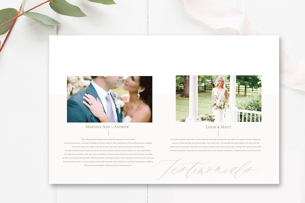Wedding Photography Magazine PSD, a Magazine Template by By Stephanie Design (Photo 7 of 7)